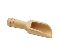 Cucchiaio da caffè piccolo cucchiaio da zucchero in legno con manico rotondo cucchiaino piccola pala per sale Cucchiai per latte in polvere Cucchiai dosatori per condimenti in legno