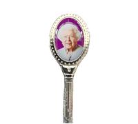 Cucchiaio da collezione placcato argento Queen Elizabeth II A life Of Service