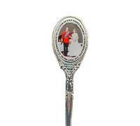 Cucchiaio da collezione placcato argento Royal Wedding William & Kate's Scrip...