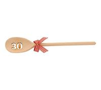 Cucchiaio da cucina in legno | Regalo di 30° compleanno | Numero di compleanno | Cucchiaio in legno | Utensile da cucina | Anniversario| Cucchiaio da cucina con fiocco '30'