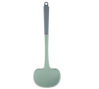 Cucchiaio da cucina in silicone, spatola antiaderente per funghi, resistente al calore, flessibile, strumento da cucina per capovolgere, raschiare, mescolare, servire e mangiare, 33,5 x 10,8 cm