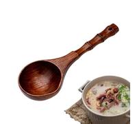 Cucchiaio da cucina per cucina, cucchiaio in legno con manico lungo, cucchiai da cucina multifunzione ergonomici, cucchiai da cucina per la casa, cucchiai portatili per saune di