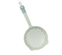 Cucchiaio da cucina per schiumarola, mestolo in nylon a maglia fine con manico resistente al calore per friggere e scolare, 16 x 36 cm