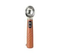 Cucchiaio da dessert ricaricabile USB con display luminoso e manico ergonomico per una presa salda impermeabile cucchiaio gelato