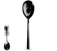 Cucchiaio da insalata in acciaio inox NERO 25 cm ORION 144607