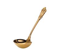 Cucchiaio da minestra in acciaio inossidabile Manico lungo Bevanda Domestica Round Scoop Light Hotel Ristorante Pubblico Cucchiaio Mestolo per Servire Grande Acciaio Inox