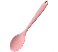 Cucchiaio da portata multiuso in silicone, resistente al calore, manico morbido per il massimo comfort, materiale privo di BPA, perfetto per le esigenze di cottura quotidiane, colori assortiti (rosa)