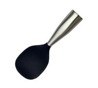 Cucchiaio da portata per riso, in silicone, materiale antiaderente per un facile rilascio del cibo, poggia in verticale sul piano di lavoro e conservazione ordinata, utensili da cucina, perfetto per