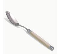 Cucchiaio da Tavola/Rossini modello Mistral Set di 6 Pezzi in acciaio 18.10 Lunghezza 26 cm manico in PA lavabile in lavastoviglie Avorio avorio