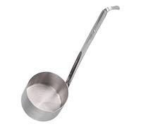 Cucchiaio da vino mestolo, cucchiaio dosatore per versare birra in acciaio inossidabile con gancio strumento per misurare l'olio per salsa a manico lungo per (304 estratto di vino 500ML)