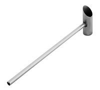 Cucchiaio da zucchero in acciaio inossidabileCotton Candy Spoon Safe Long Handle Cotton Candy Floss Machine Pezzi di ricambio 31,5 x 8,5 cm