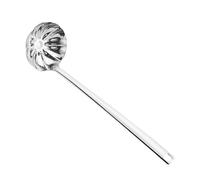 Cucchiaio Da Zuppa - Cucchiaio Creativo Per Pentole E Zuppe In Acciaio Inossidabile Da 30 Cm, Mestolo Per Zuppa Di Fiori Di Loto | Stoviglie Da Cucina, Design Unico A Foglia Di Loto Per Servire Stufat