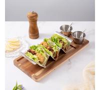 Cucchiaio di condimento per vassoio in legno per la festa del salotto da