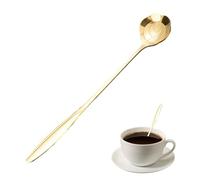 Cucchiaio Di Fiori - Cucchiaio A Forma Di Dorato Per Mescolare Il Caffè | Cucchiaino Da Caffè A Forma Di Fiori D'oro, Elegante Cucchiaio Da Mescolare Per Il Tè, Collego Incollato In Oro Floreale Per