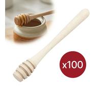 Cucchiaio di legno per miele, mestolo da miele, 18 cm, 100 pezzi, BUK ecologico