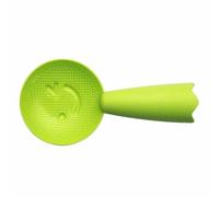 Cucchiaio di riso con faccia sorridente Spatola di riso antiaderente stabile per uso domestico in Materiale PP verde 80 g