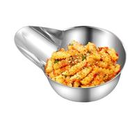 Cucchiaio di servizio per alimenti - pala per popcorn in acciaio inossidabile | strumento di preparazione del pasto con becco per zucchero salsa di riso popcorn purea,riso mais