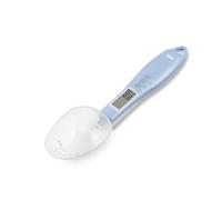 Cucchiaio dosatore ADE Eni con scala graduata, fino a 300 g, 25 cm, blu