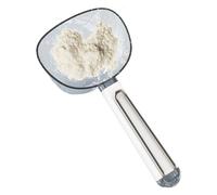 Cucchiaio dosatore di farina,Cucchiaio di riso - Cucchiaio di riso da cucina con manico lungo multifunzione con clip in acciaio per dolci