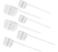 Cucchiaio dosatore in grammo, 6 cucchiai dosatori trasparenti, per caffè e proteine in polvere, dosatore con scala 5 g, 10 g, 15 g, per cottura in cucina