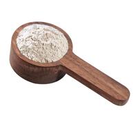 Cucchiaio dosatore in legno massello: cucchiaino per cereali, caffè in polvere, latte in polvere | cucchiai dosatori in legno: cucchiaio in noce nero con manico in legno, cucchiaino da tè e sali da
