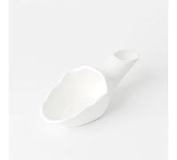 Cucchiaio dosatore per chicchi di caffè con imbuto, tazza dosatrice per chicchi di caffè, cucchiaino da caffè macinato, per caffè, tè, zucchero, farina (Bianco)