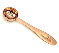 Cucchiaio dosatore per tè in oro rosa con rivestimento in titanio, 1 tazza perfetta in acciaio