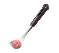 Cucchiaio ergonomico antiaderente in acciaio per polpette | Macchina per polpette a rilascio facile per la cucina di casa, sala da pranzo, bar, preparazione dei pasti, cucina