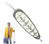 Cucchiaio esca - Esca realistica per cucchiaio da per la al siluro,Esche da Cucchiaio Esca Resistenza agli urti, Cucchiai da durevoli con rivestimento glitterato per fiumi laghi marini