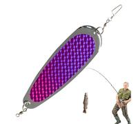 Cucchiaio esca, Esche da al siluro luminose e affilate Esche rigide, Cucchiai da rigidi con amo affilato e scanalatura del sangue, esca da antiurto per trote nei fiumi del lago