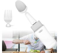 Cucchiaio for tremori alle mani causato dal Parkinson, cucchiaio adattabile for disabili, posate for pazienti affetti da Parkinson, supporto for artrite e stabilità migliorata, for anziani disabili e
