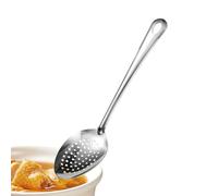 Cucchiaio Forato In Metallo - Cucchiai Da Servizio Forati In Acciaio Inox 38 Cm | Utensili Antiaderenti Con Lumelle E Schiumarole Per Scolare, Friggere E Preparare Piatti In Cucina