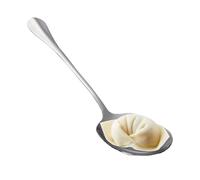 Cucchiaio grande per servire - Cucchiaio di riso extra grande in acciaio per mangiare, cucchiaino a manico lungo per casa, cucchiaino paara zuppa e servire, utensili da cucina durevoli