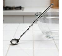 Cucchiaio in Acciaio Inox a Manico Lungo Multifunzionale per Bar, Cuochi, Barman