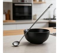 Cucchiaio in Acciaio Inox a Manico Lungo Multifunzionale per Bar, Cuochi, Barman