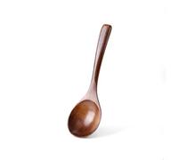 Cucchiaio in legno con manico lungo, strumento essenziale per la preparazione e il servizio dei pasti (Phoebe 20 x 6)