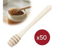 Cucchiaio in legno per miele, mestolo da miele, 18 cm, 50 pezzi, BUK, ecologico