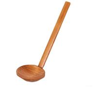 Cucchiaio in legno scanalato per zuppa di ramen e noodle, progettato per raccogliere e scolare facilmente da ciotole e pentole profonde (zuppa di tartarughe)