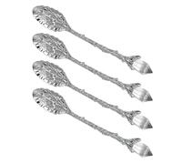Cucchiaio Kirsite con retrò Eleganti disegni antichi per dessert, caffè, tè, utensili, robusti utensili da cucina, set posate decorative Kirsite