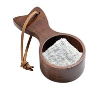 Cucchiaio, Legno: Tavolozza, Legno, Cameriere Che Misura Il Caffè Del Caffè, 10 Cm Con Design, Cola, Pesce E Pizzo, Strumento Ecologico Per Polvere Chichi Ideale Per Bistrot E Cucina,