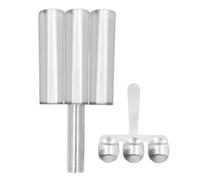 Cucchiaio Manuale per Polpette in Acciaio Inossidabile 304 con Vanga da Taglio, Stampi per Polpette Fai-da-te per Cucina Bar Ristorante(Triple Tubes)