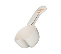 Cucchiaio per alimenti per cani - Cucchiaio per riso Conn a forma di | Cucchiaio di riso a forma di gatto con clip, per cucchiaino per dolcetti per animali domestici, clip multifunzionale