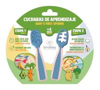 Cucchiaio per bambini 1° età - Cucchiaio in silicone morbido ed ergonomico - Aiuto all'apprendimento alimentare - Allevia le gengive e favorisce l'autonomia - Cucchiaio diversificazione del bambino