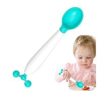 Cucchiaio per bambini - Soft Silicon - Utensili autolivellanti | Imbracatura da tavola per bambini, cucchiaio Easy Grip First per e ragazze, senza BPA, per la casa, i viaggi