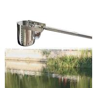 Cucchiaio per campioni d'acqua portatile estensibile da 1,5 a 7,8 m, in acciaio inox, 1000 ml, per laboratorio, fabbrica e test - design a pendolo extra lungo