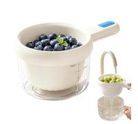 Cucchiaio per colino per frutta a doppio strato, per colino | per il risciacquo dei frutti di bosco per cucina, soggiorno, preparazione degli alimenti, verdure, frutti di bosco