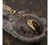 Cucchiaio Per Foglie Di Tè In Ottone, Accessorio Per La Cerimonia Del Tè Al