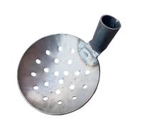 Cucchiaio per fogna, in metallo, per la pulizia del ferro, senza sforzo, per fognature, fognature, strumento per rimuovere fanghi, resistente per setacciare efficacemente l'acqua e il letame