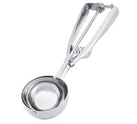 Cucchiaio per Gelato, Paletta per Biscotti Facile da Usare Cucchiaio Porzionatore Paletta in Acciaio Inossidabile con Rilascio a Grilletto per Purè di Patate Polpette (6CM)