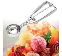 Cucchiaio per Gelato,Porzionatori da Gelato,Ice Cream Scoop,Cucchiaio Porzionatore Paletta,Dosatore Gelato,Cucchiaio per Gelato in Acciaio Inox,per Gelato,Palline Melone,Polpette Biscotti e Riso